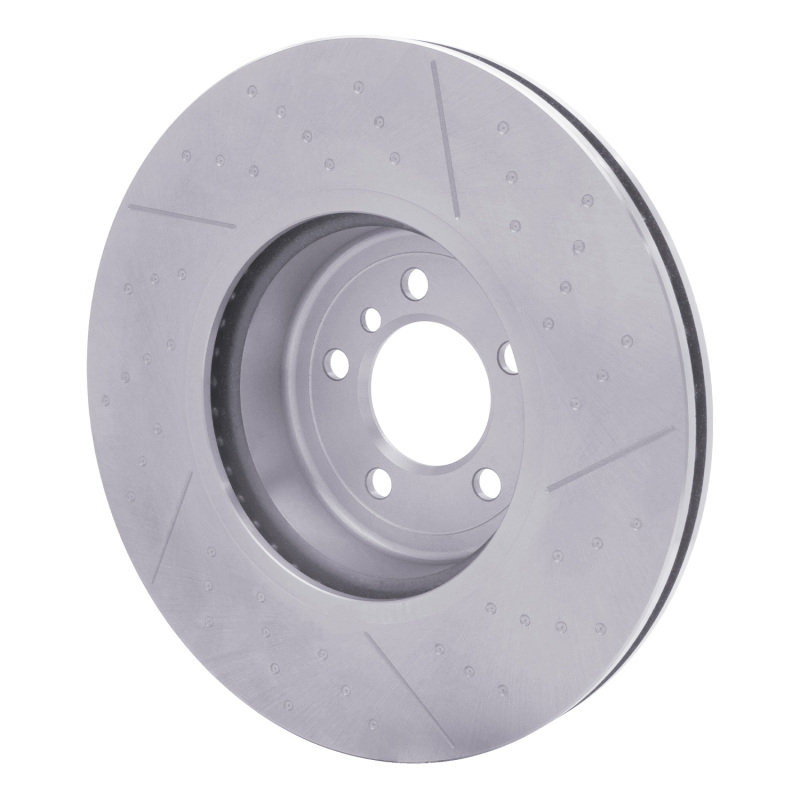 BMW 435I Brake Rotor (1) - Front - R1 Concepts - Dimpled and Slotted - `13-`20